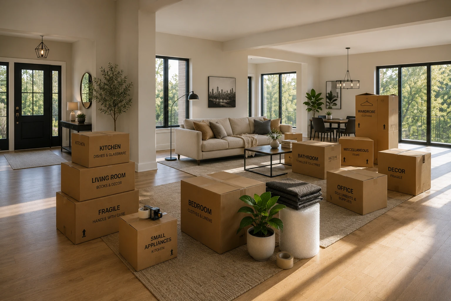 Packing and unpacking service in Montreal